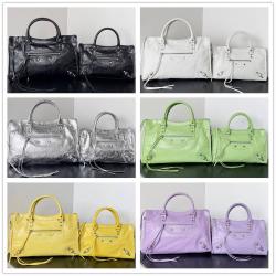 Balenciaga巴黎世家中国官网8114422/8230582 LE CITY小号/中号手袋机车包