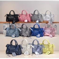 Balenciaga中文官网巴黎世家8114422 LE CITY 小号新款机车包