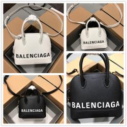 Balenciaga巴黎世家中文官网VILLE XXS/大号经典字母印花贝壳包