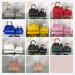 Balenciaga巴黎世家香港官网VILLE XXS/大号经典字母印花贝壳包