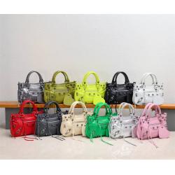 Balenciaga巴黎世家751523 NEO CAGOLE 小号托特包方形机车包