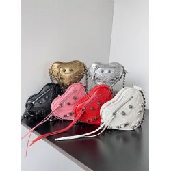 Balenciaga中国官网巴黎世家722781 LE CAGOLE HEART 迷你爱心包链条包