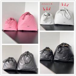 Balenciaga巴黎世家7429422/7429412 CRUSH 小号/中号托特包垃圾袋
