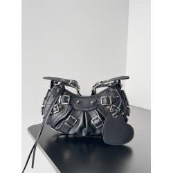 Balenciaga巴黎世家包包官网671309 Le Cagole XS加小号搭扣款饺子包腋下包