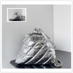 Balenciaga中国官网巴黎世家7429422 CRUSH 托特包绗缝垃圾袋