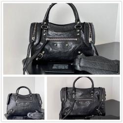 Balenciaga巴黎世家包包官网LE CITY 羊皮机车包