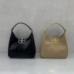 Balenciaga中国官网巴黎世家8019282 BB SOFT hobo腋下包