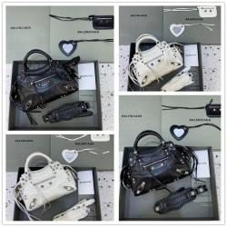Balenciaga官网巴黎世家700940 NEO CAGOLE XS 加小号钻扣莱茵石机车包
