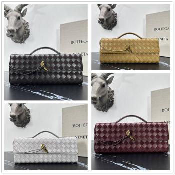 bottega veneta BV葆蝶家官网女包741511拼色拼皮Andiamo手拿包63078
