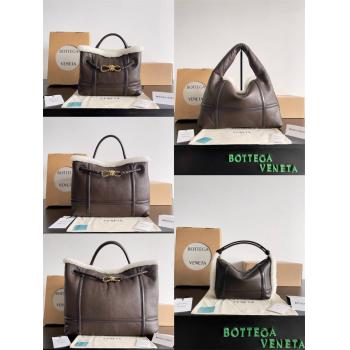 bottega veneta BV葆蝶家Andiamo Hop Wallace 羊毛单肩包手提包便当包腋下包