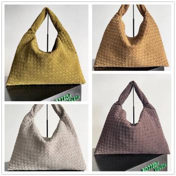 bottega veneta BV葆蝶家香港官网763970麂皮大号Hop肩背包腋下包