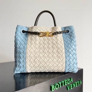 bottega veneta BV葆蝶家796592拼色中号Andiamo手提包（743572）