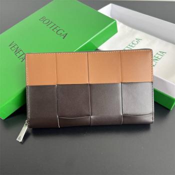 bottega veneta BV葆蝶家649607/748054拼色Cassette环绕式拉链钱包