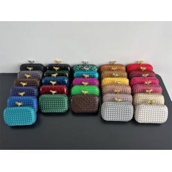 bottega veneta BV葆蝶家中国官网717622 Knot 丝绸晚宴包