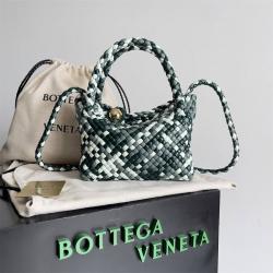 bottega veneta BV葆蝶家官网女包776755 Tosca拼色小号斜挎包