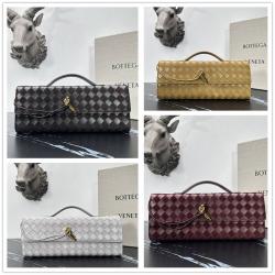 bottega veneta BV葆蝶家官网女包741511拼色拼皮Andiamo手拿包63078