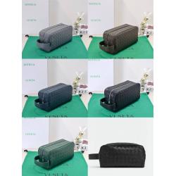 bottega veneta BV葆蝶家官网男包729295 Intrecciato编织旅行包洗漱包7799