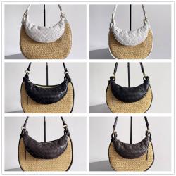 bottega veneta BV葆蝶家786346/786347 Gemelli 草编织双子包半月腋下包