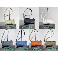 bottega veneta BV葆蝶家官网包包741561 Canette小号斜挎包圆筒包