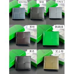bottega veneta BV葆蝶家649605纯色内里配零钱包Cassette双折钱包