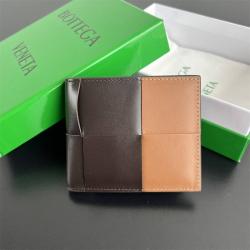 bottega veneta BV葆蝶家649605拼色配零钱包Cassette双折钱包