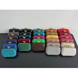 bottega veneta BV葆蝶家中国官网717622 Knot 丝绸晚宴包