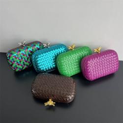 bottega veneta BV葆蝶家中文官网717622 Knot 蛇皮晚宴包