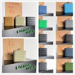 bottega veneta BV葆蝶家正品官网605721 Intrecciato编织男士短款钱包