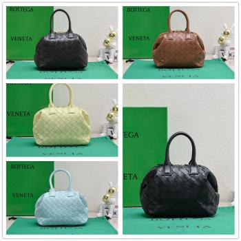 bottega veneta BV葆蝶家764535小号Intrecciato编织皮革保龄球包7460