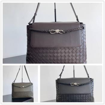 bottega veneta BV葆蝶家官网男包807715 Andiamo 中号单肩斜挎包
