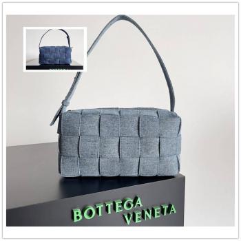 bottega veneta BV葆蝶家中文官网709628 Brick Cassette 牛仔布腋下包