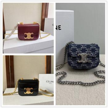 Celine思琳10L843/10L842 CLAUDE迷你链条包口红包101843