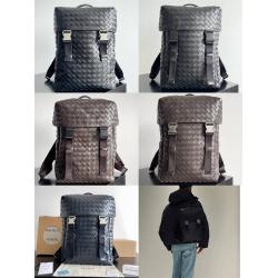 bottega veneta BV葆蝶家766580 Intrecciato编织翻盖背包双肩包