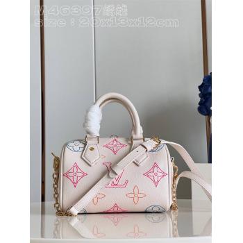 lv包包价格M46397 SPEEDY BANDOULIÈRE 20 绣线枕头包