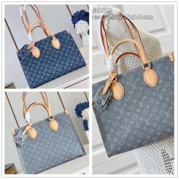 lv女包官网M46871/M13189 ONTHEGO 中号牛仔布托特包