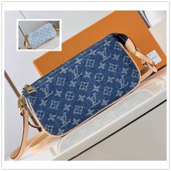 lv皮具M82962牛仔布配饰包麻将包