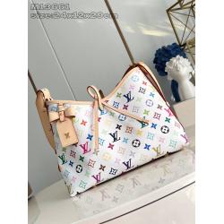 lv官方网站M13661 CARRYALL 三彩小号手袋