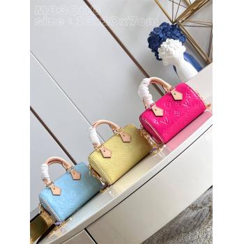 lv女包M83000/M83273 Nano Speedy 链条漆皮枕头包