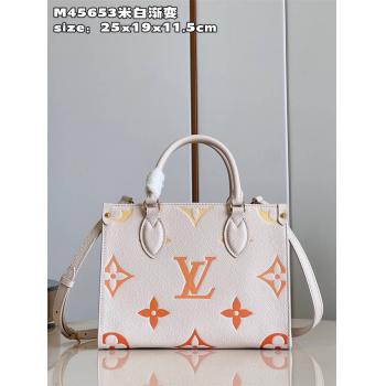 lv货源M46513 OnTheGo 小号渐变色托特包