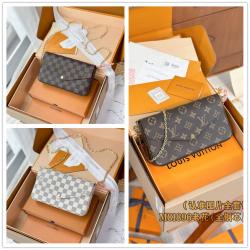 LV M81896/N40492/N40491 Pochette Félicie 三件套链条包（芯片版）