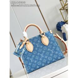 上海lv M14633 ONTHEGO 小号牛仔布托特包