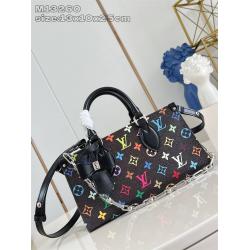 LV限量版M13260 OnTheGo East West Chain 三彩托特包