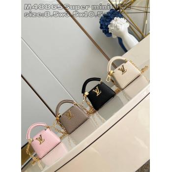 LV官网M02132 MICRO BAG CAPUCINES 包饰挂件链条包48865