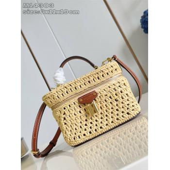 LV美国官网M14303 VANITY CHAIN POUCH 编织化妆包