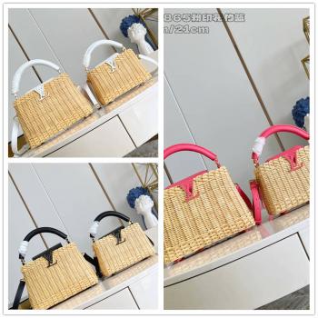 LV M26005/M26004/M26003竹编织CAPUCINES 迷你手袋48865