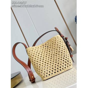 LV美国官网M14217 ALL IN BB 手袋编织水桶包