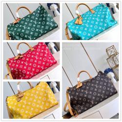 LV M46991/M11565/M46962/M46961/M46963 SPEEDY P9 BANDOULIÈRE 50 枕头包旅行袋