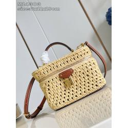 LV美国官网M14303 VANITY CHAIN POUCH 编织化妆包
