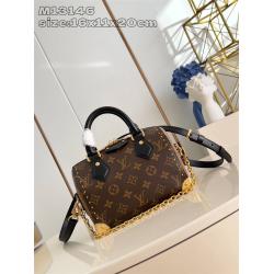 LV官网女包M13146 SPEEDY TRUNK 20 手袋枕头包