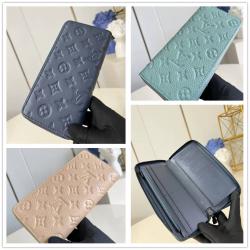 LV官网钱包M14141/M14783 ZIPPY 拉链竖款钱夹